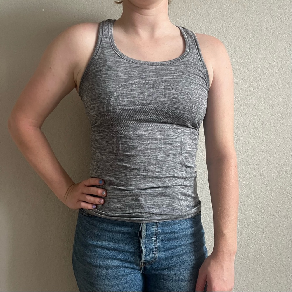 Lululemon Athletica Heathered Gray Tank Top